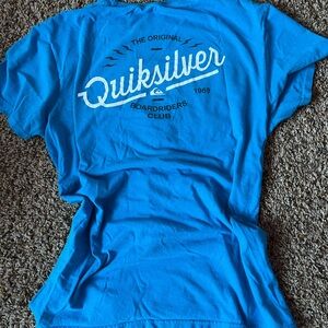 quiksilver shirt teal